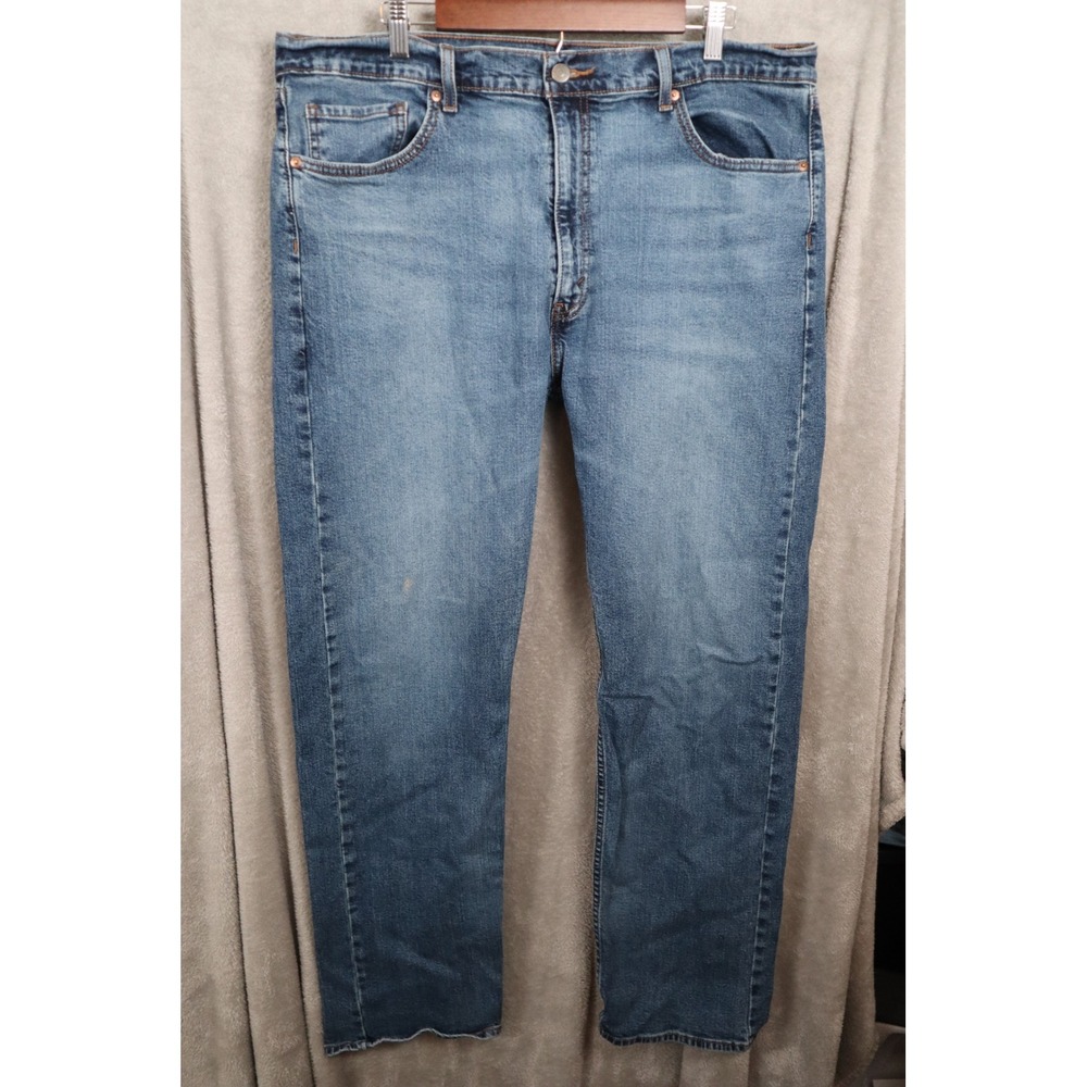 Levi Strauss Signature Mens Regular Fit Medium Wash Blue Denim Jeans 40x32 A1311